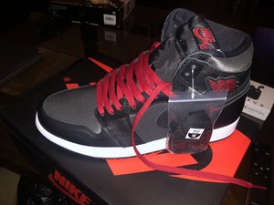 Nike Air Jordan 1 Retro High Og Satin Black Gym Red Men S Size 10 Ebay