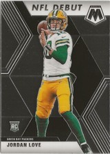 2020 Panini Mosaic Jordan Love Rookie Card RC Green Bay Packers. rookie card picture