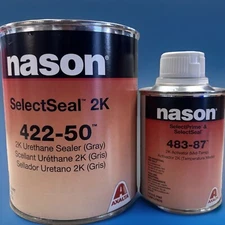 NASON Select-Urethane Sealer Quart Kit  2K 422-50 Gray Activator 483-87