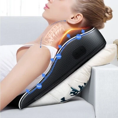 Shiatsu Back Neck & Shoulder Massager with Heat Deep Kneading Muscle Pain Relief
