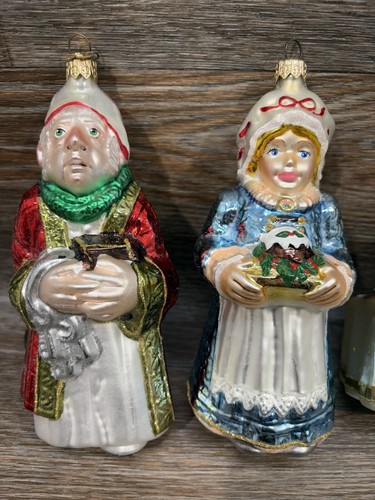 Kurt Adler Polonaise A Christmas Carol Glass Ornaments Limited Edition Box Set - Picture 7 of 17