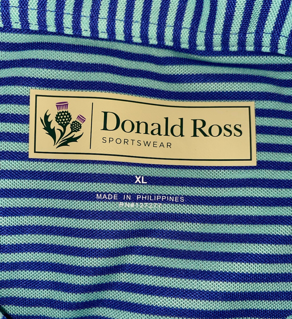 Donald Ross Golf Polo Extra Large Stonebriar Coun… Gem