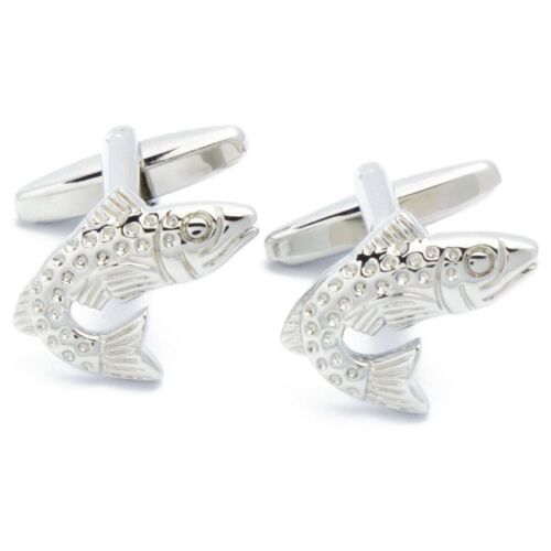 Cufflinks - Fish Fishing Trout Fly Fishing - Picture 1 of 5