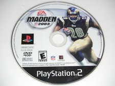 Madden NFL 2003 (PlayStation 2 PS2) - DISC ONLY, Works, light scratches