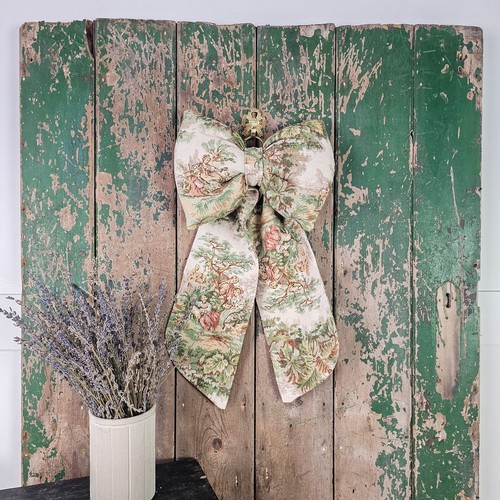 Hermoso arco hecho a mano para casa de campo | Arcos de tela estilo vintage - Imagen 19 de 21