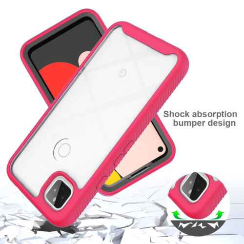 Funda para teléfono Google Pixel 5/5A/4a 5G a prueba de golpes pantalla de vidrio templado - Imagen 26 de 26
