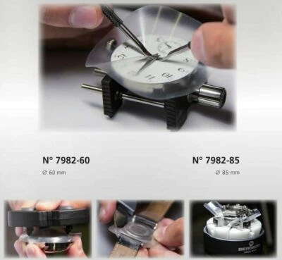 5 X BERGEON 7982-60 Rondelles de protection universelles pour cadrans , fonds ..