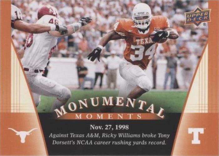 2011 Upper Deck University of Texas Ricky Williams #91 - 1 of 2