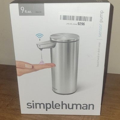 Automatic Stainless Steel Soap Dispenser 9oz + Soap Sample   Rechargeable
