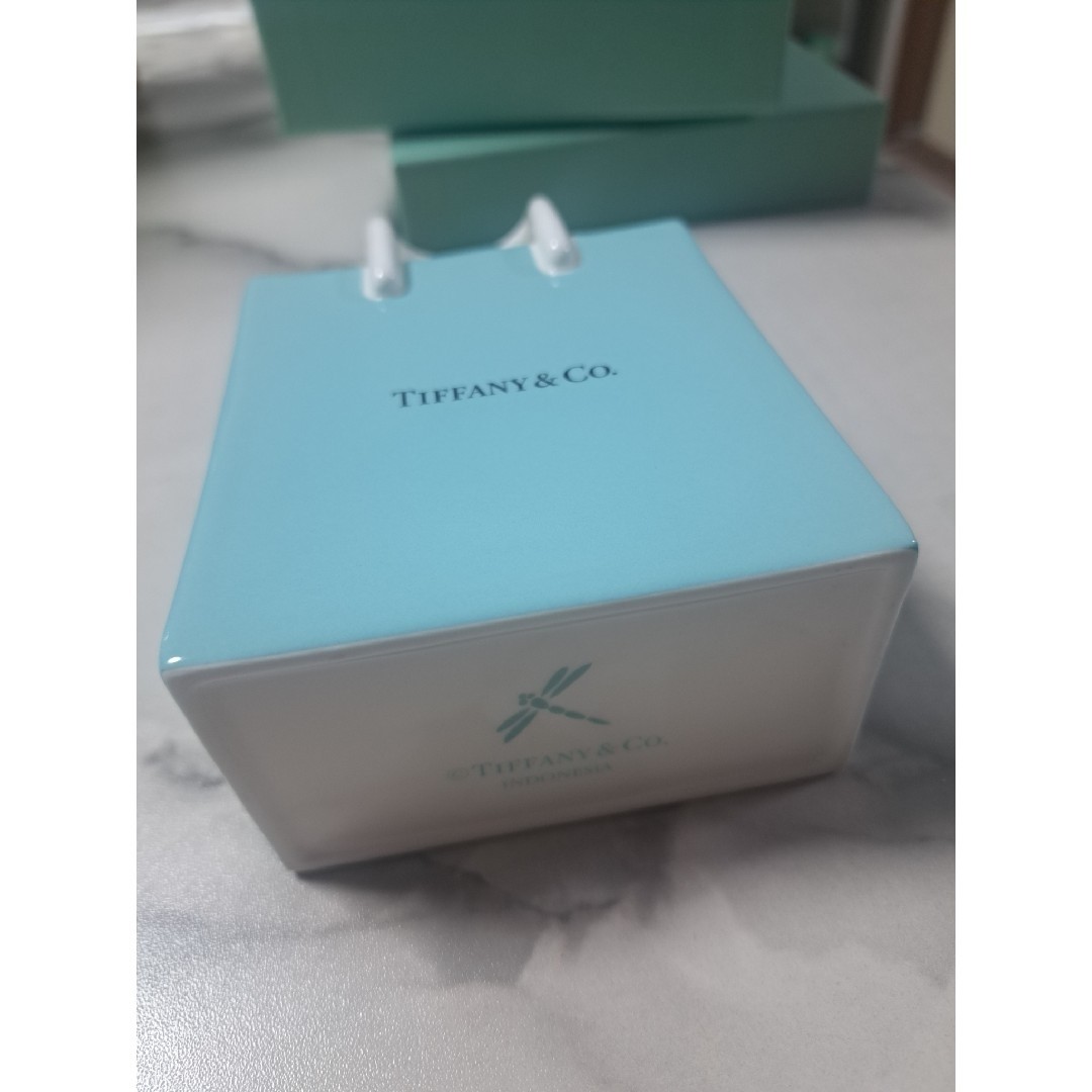 TIFFANY&Co. Ornament Shopping Bag Ceramic Discontinued Rare with