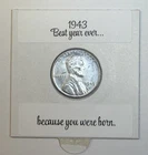 1943 P American Lincoln Wheat Penny no mint mark  Make someone feel Loved! #F