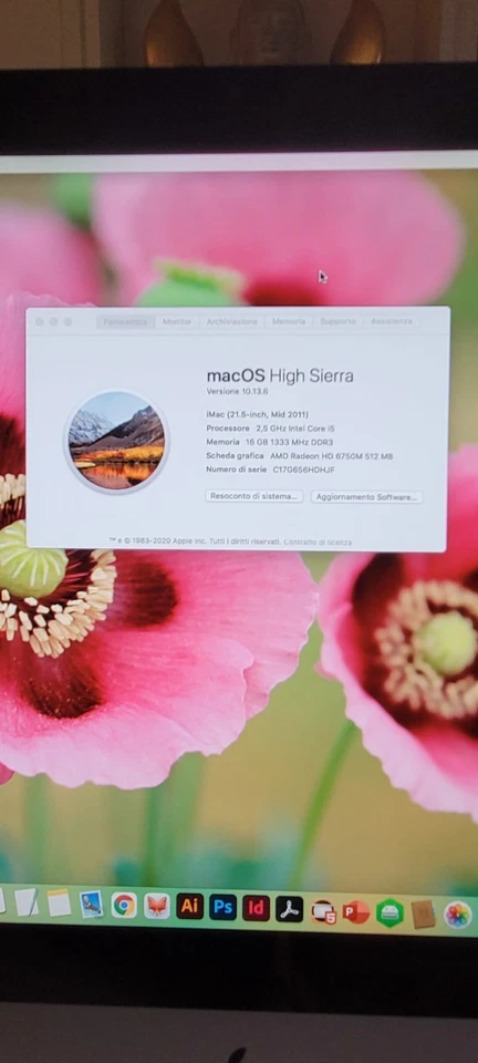 Apple iMac 21,5" Mid 2011 – Intel i5 2,5 GHz – 16GB RAM – SSD 500GB – Trackpad - Immagine 3 di 4