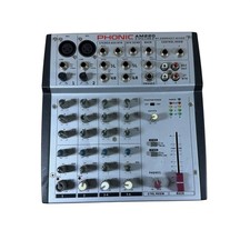 Phonic AM220 Compact Mixer Silver 2-Mic/Line ...