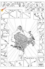 VOLVO XC60 MK2 Cooling System Bleeder Hose 32138841 NEW