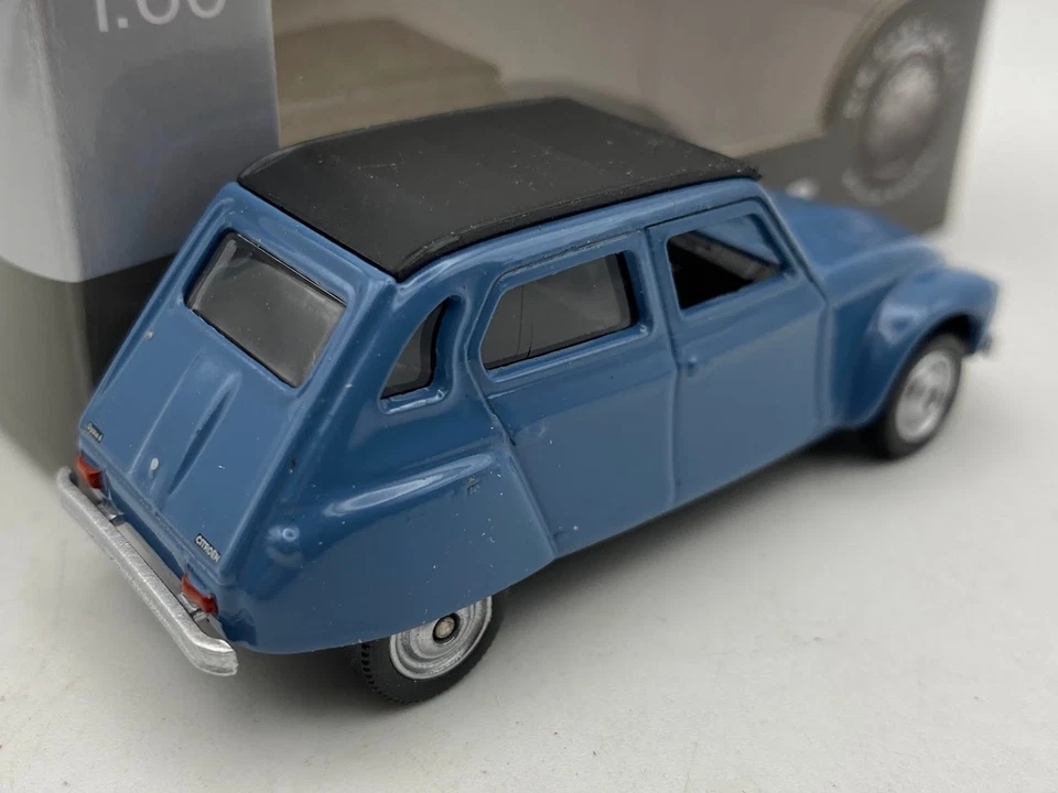 1:60 WELLY CITROËN DYANE 6 blu auto diecast metallo - Immagine 2 di 4
