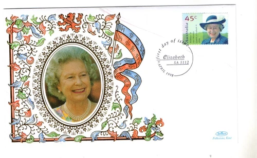 1998 AUSTRALIA - THE QUEEN'S BIRTHDAY - BENHAM SILK FDC FROM COLLECTION A16