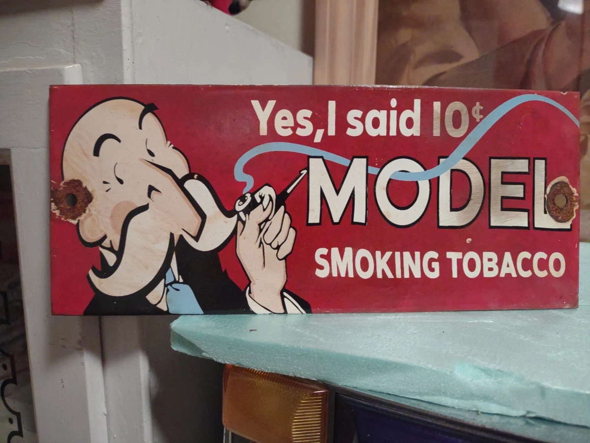 Tobacco Sign Indiana Original Advertising Signs (1930-1969) for
