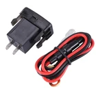 Car Charger Socket Dual Usb Port Charging Volt Display Adapter Fit for5560