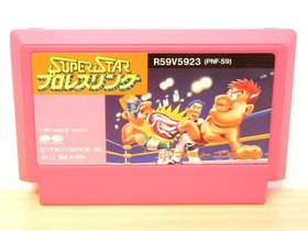 Superstar Pro Wrestling Nintendo Famicom Japan Import F/S FedEx DHL Tested