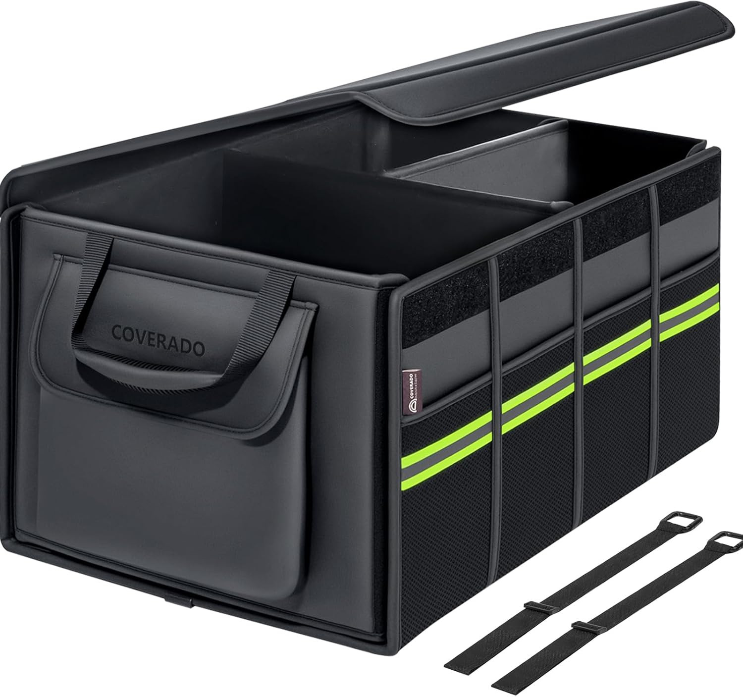 Organizer Auto 70L Pelle Nappa - Stoccaggio Robusto per SUV e Truck