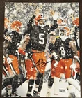 JAMEIS WINSTON Signed AUTO 8x10 Photo Cleveland Browns Snow Game Heisman PTS COA
