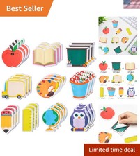 Colorful Owl Themed Sticky Notes Set - 30 Packs Perfect for School & Office!