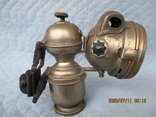 Antike Fahrrad Vorderlampe Karbidlampe ´´ LUXOR´´ für Oldtimer