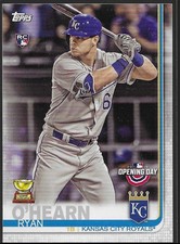 Ryan O'Hearn 2019 Topps Opening Day Card Rookie Cup RC #4 Kansas City Royals. rookie card picture