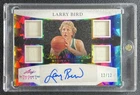 LARRY BIRD 2024 LEAF IN THE GAME USED RARE JERSEY AUTO RAINBOW HOLOFOIL 12/12