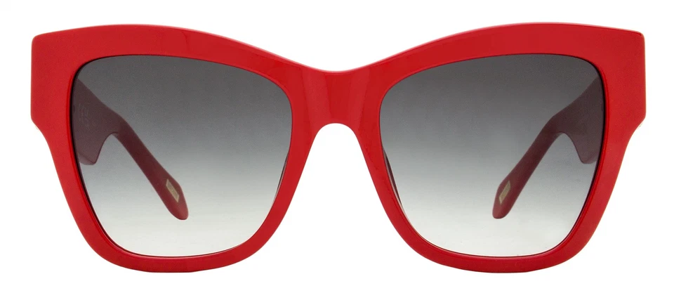 Gafas de sol Just Cavalli con logotipo de canal cuadrado SJC037 06XX rojas 54 mm Foto 2 de 3