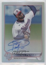 2022 Topps Chrome Rookie Auto Refractor 170/499 Francisco Perez #RA-FP Auto v9t