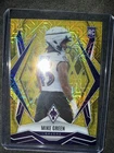 2025 Panini Phoenix Football Yellow Mojo Mike Green #216