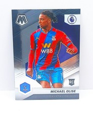 2021-22 PANINI MOSAIC PREMIER LEAGUE MICHAEL OLISE RC ROOKIE CARD CRYSTAL PALACE. rookie card picture