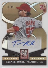 2014 Donruss Elite Signatures Status Gold Die-Cut 10/49 Tanner Roark Auto 0aa