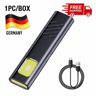 Rechargeable Handheld Lamp 500 Lumen COB Flashlight Work Light Magnetic Lamp