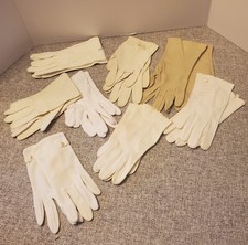 Lot of 8 pairs - Vintage Womens gloves mid-century