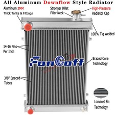 3-Row Radiator Fit Lincoln Welder Vantage 400 500 500I Models CAG31154, G31155