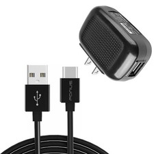 Home Wall Charger 6ft Long USB-C Cable Power Adapter USB-C Wire for Tablets