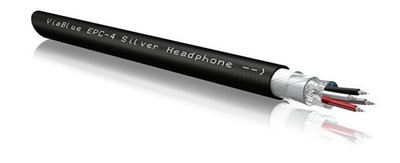 ViaBlue EPC-4 Silver Kopfhörerkabel  Meterware 