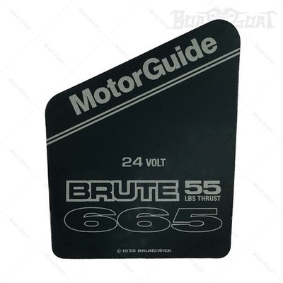MotorGuide Brute 55 Decal - MFR05608