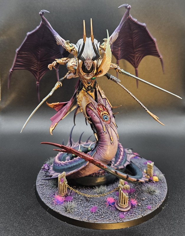 Warhammer 40k Daemon Primarch Fulgrim Emperors Children Pro Painted Chaos