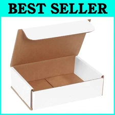 White Box Mailers for Packing & Shipping, 50-Pack