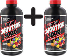 2 x Nutrex Liquid Carnitine 3000, Berry Blast - 473 ml. (43,33 EUR/L)
