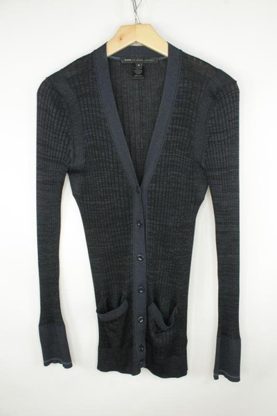 Women Marc Jacobs Sweater Navy Silk 38 / M / 46