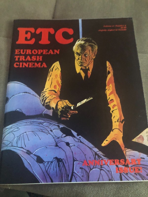 Film Magazine EUROPEAN TRASH CINEMA #9 - MYLENE FARMER ANTONIA PICA  1993
