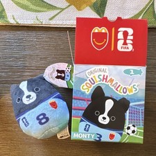 2026 McDonald  s FIFA World Cup Squishmallows Happy Meal Toy 1 Monty IN BOX