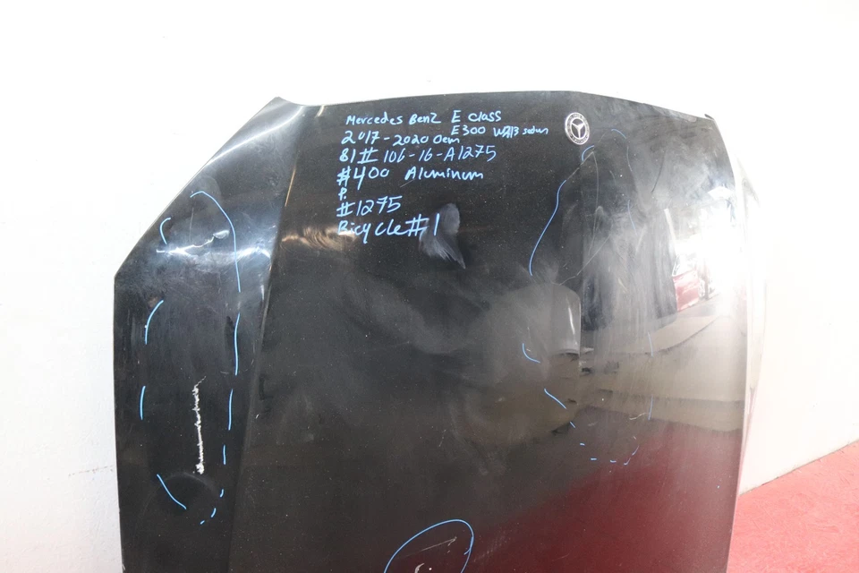 2017 2020 MERCEDES BENZ E-CLASS E300 W213 SEDAN FRONT HOOD OEM ALUMINUM Foto 3 de 4