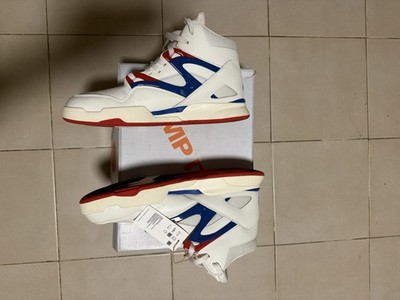 Reebok Pump Omni Zone 2 Chalk Vector Blue | eBay