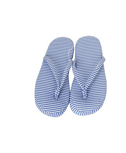 Женские тапочки с принтом Charter Club в синюю полоску размер M 2990₽