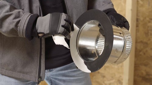 GAF Master Flow 6 in. Air-Tite Take-Off - 12ATTO6 - Pack of 10 - Picture 4 of 6